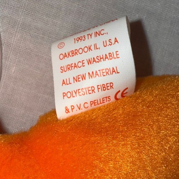 Vintage Ty Beanie Babies Aquatic Trio – Goldie 1993, Crunch 1996 & Waves 1996 – - Picture 9 of 16